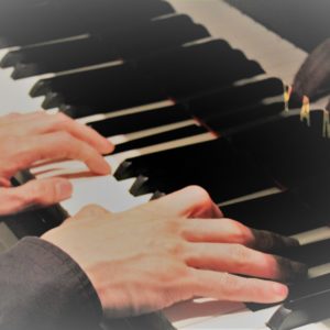 Piano practising with WKMT