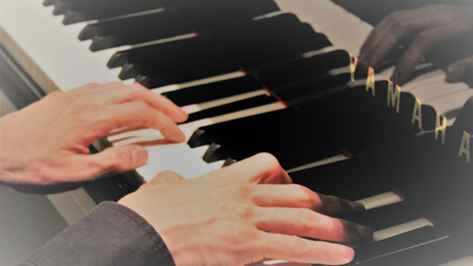Piano practising with WKMT